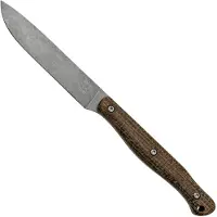 White River Knives White River Exodus 4 Black Canvas Micarta, étui en Kydex, couteau fixe, Jacob Peterson design
