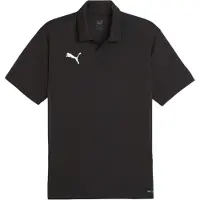 Puma T-Shirt fonctionnel 'Team Goal' noir / blanc