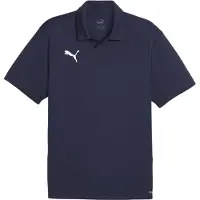 Puma T-Shirt fonctionnel 'Team Goal' bleu marine / blanc