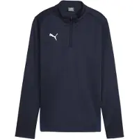 Puma T-shirt fonctionnel bleu foncé / blanc