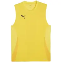 Puma Hommes, T-shirt de sport, teamGOAL Maillot sans manches (S), Jaune, S
