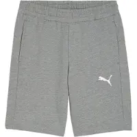 Puma Pantalon de sport 'TeamGOAL' gris chiné / blanc
