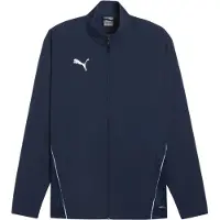 Puma Veste de sport 'TeamGoal' bleu foncé / blanc