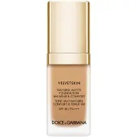 Dolce&Gabbana Fond de teint mat naturel Velvetskin 16H-Wear & Comfort Spf 30 / Pa+++ 355 - Cannelle (30 ml)