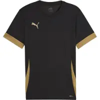 Puma T-Shirt fonctionnel 'TeamGoal Matchday' moutarde / noir
