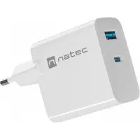 Natec NUC-2142 chargeur universel pour appareils mobiles Blanc AC Chargement rapide à l'intérieur