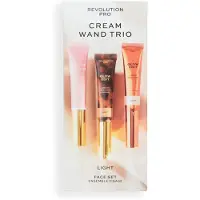 Revolution PRO Cream Wand Trio coffret cadeau visage teinte Light