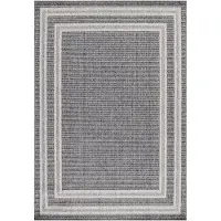 Ayyildiz Hali Ayyildiz | Tapis d'extérieur ARUBA - 80 cm x 150 cm - Gris - Résistant à l'humidité - Facile à nettoyer