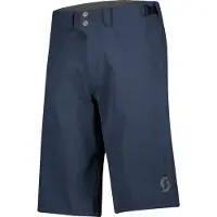 SCOTT - Short de VTT déperlant - Trail Flow W/Pad Shorts M Dark Blue pour Homme - Taille S - Navy
