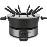 Cloer 6679, Set à fondue, Noir