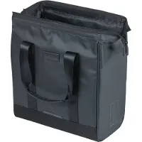 Basil Shoppertasche Grand Tarpaulin noir, 34,5x19x35,5cm, 23ltr
