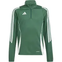 Adidas Tiro24 Half Zip Sweatshirt Vert 9-10 Years Enfants