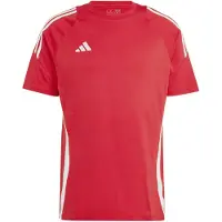 Adidas Tiro24 Sweat Short Sleeve T-shirt Rouge XL / Regular Homme