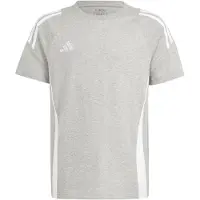 Adidas Tiro24 Short Sleeve T-shirt Gris 11-12 Years Enfants