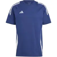 Adidas T-Shirt fonctionnel 'Tiro 24' gentiane / blanc