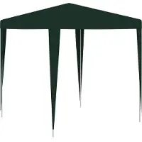 The Living Store Tente de réception professionnelle 2×2 m Vert