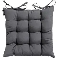 Madison Coussin d'assise Panama 46x46 cm Gris