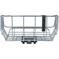 Basil Portland Mik Rear Basket 25l Argenté