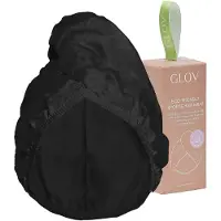 GLOV Turban en microfibre pour les cheveux, noir - Séchage rapide & respect de l'environnement