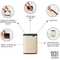 Brabantia BO Mülleimer 4 Liter Soft Beige