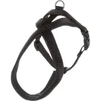 Flamingo Harnais Cross Abbi noir, taille : XXS