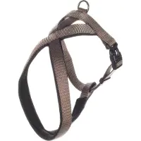 Flamingo harnais Cross Abbi taupe, taille : XXS