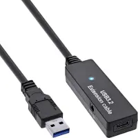 InLine Rallonge active USB 3.2 Gen.1, USB-A mâle à USB-C femelle, 5m
