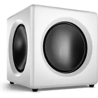 Wavemaster Fusion Caisson de basses actif avec amplificateur de classe D (125 W) Blanc mat