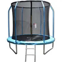 Viking Choice Trampoline - 305 cm - avec filet de sécurité et échelle - bleu