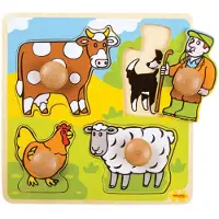 Bigjigs Mon premier puzzle de 4 animaux,