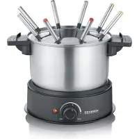 Severin Set à Fondue Severin FO2473 pour 8 personnes, 1,4 L
