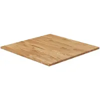 vidaXL Dessus de table carré Marron clair70x70x1,5cm Bois chêne traité