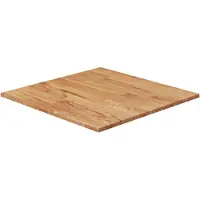 vidaXL Dessus de table carré Marron clair60x60x1,5cm Bois chêne traité