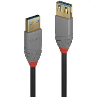 Lindy 36760 câble USB 0,5 m USB 3.2 Gen 1 (3.1 Gen 1) USB A Noir