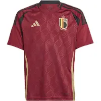 Adidas T-Shirt fonctionnel 'Belgium 24 Home' beige / jaune / rouge / noir