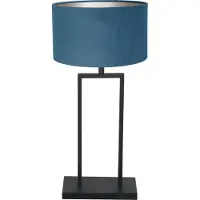 Steinhauer Lampe de table 55cm Stang avec capuche bleue