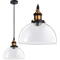 Toolight Lampe Suspendue APP046-1CP Verto C Transparent