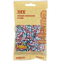 HAMA Beads Strijkkralenmix - Streept (091), 1000pcs.