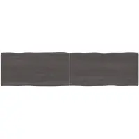 vidaXL Dessus de table bois massif traité bordure assortie