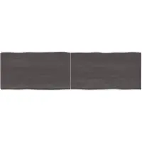 vidaXL Dessus de table bois massif traité bordure assortie