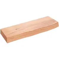 vidaXL Étagère murale marron clair 60x20x6 cm bois chêne massif traité