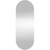vidaXL Miroir mural 15x40 cm Verre Ovale