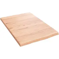 vidaXL Étagère murale marron clair 40x60x2 cm bois chêne massif traité