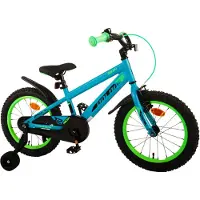 Volare Rocky Children's Bicycle - Garçons - 16 pouces - Vert - Deux freins à main
