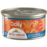 Almo Nature Daily Mousse au poisson pâtée pour chat (85 g)