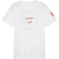Puma Garçons, Maillot de football, ÖFB Ftblicons Tee Jr (164), Blanc, 164