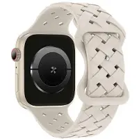 Beline Pasek Apple Watch Silicone Woven38/40/41Mm Beżowy /Starlight Box