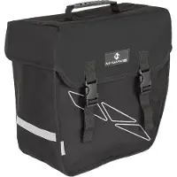M-Wave Single sac de vélo sur la droite Amsterdam 18 litres noir