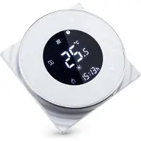 Pni Thermostat intelligent intégré SafeHome PT38R WiFi 16A, contrôle par Internet de l'électricité, Thermostat, Blanc