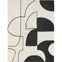 Broste Copenhagen Plaid Maren noir/beige